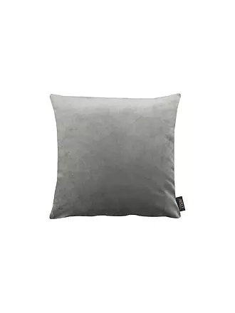 APELT | Samt Kissenhülle 46x46cm SOFTSTYLE  Rot | hellgrau